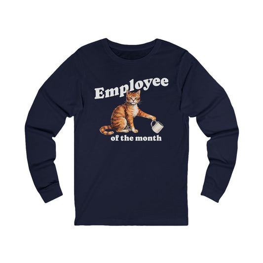 Employee of the Month Cat Long Sleeve
