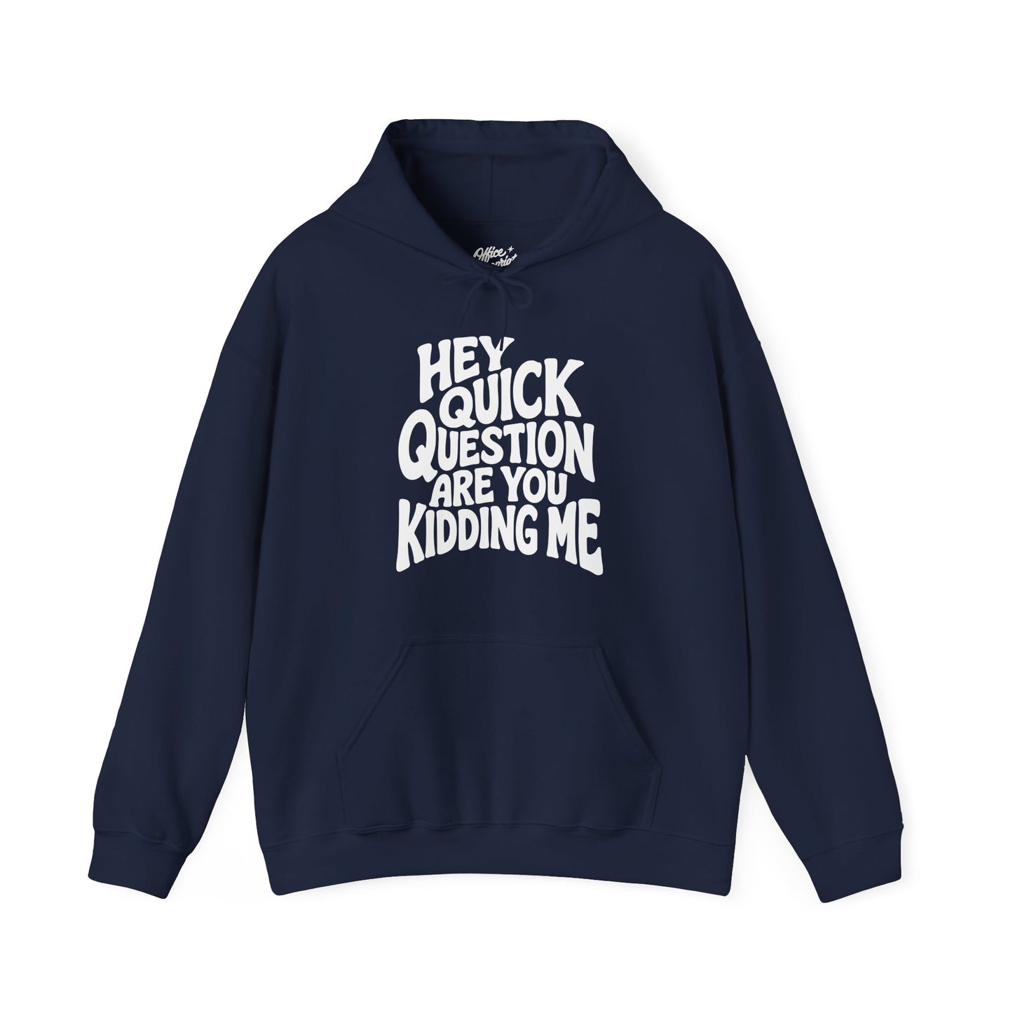 Hey Quick Question Are You Kidding Me Hoodie