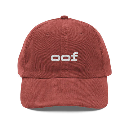 Oof Corduroy Dad Hat