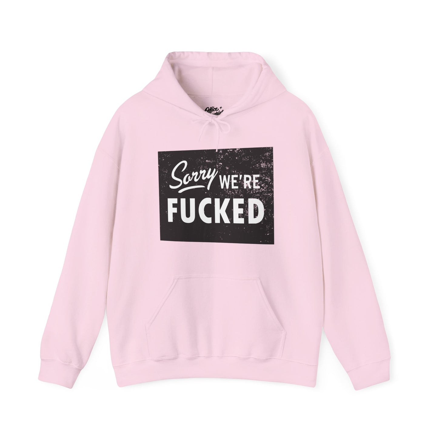 Sorry, We're F*#ked Hoodie
