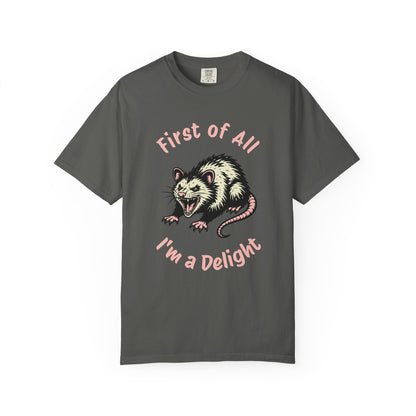 First of All, I'm a Delight Comfort Colors Tee