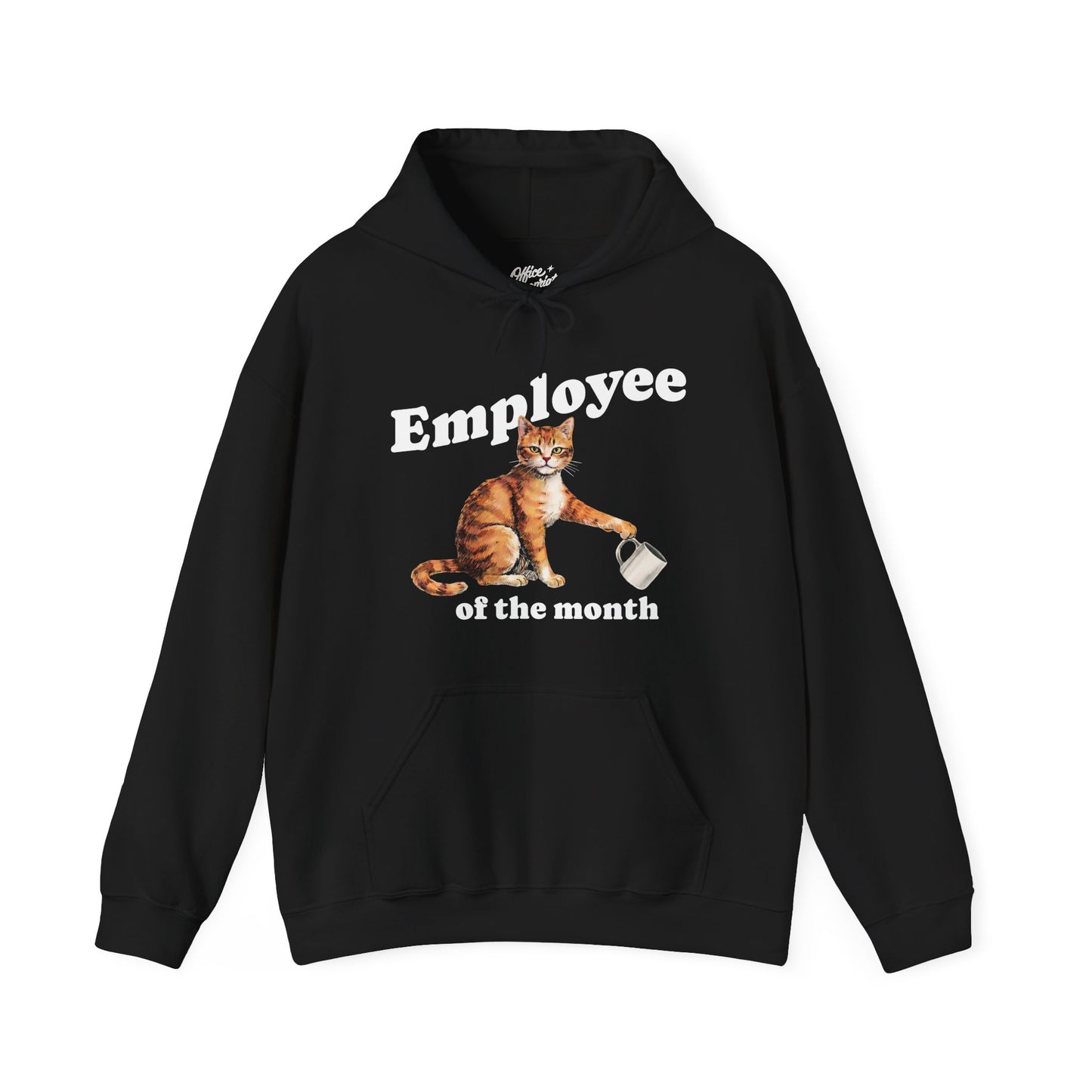 Employee of the Month Cat Hoodie