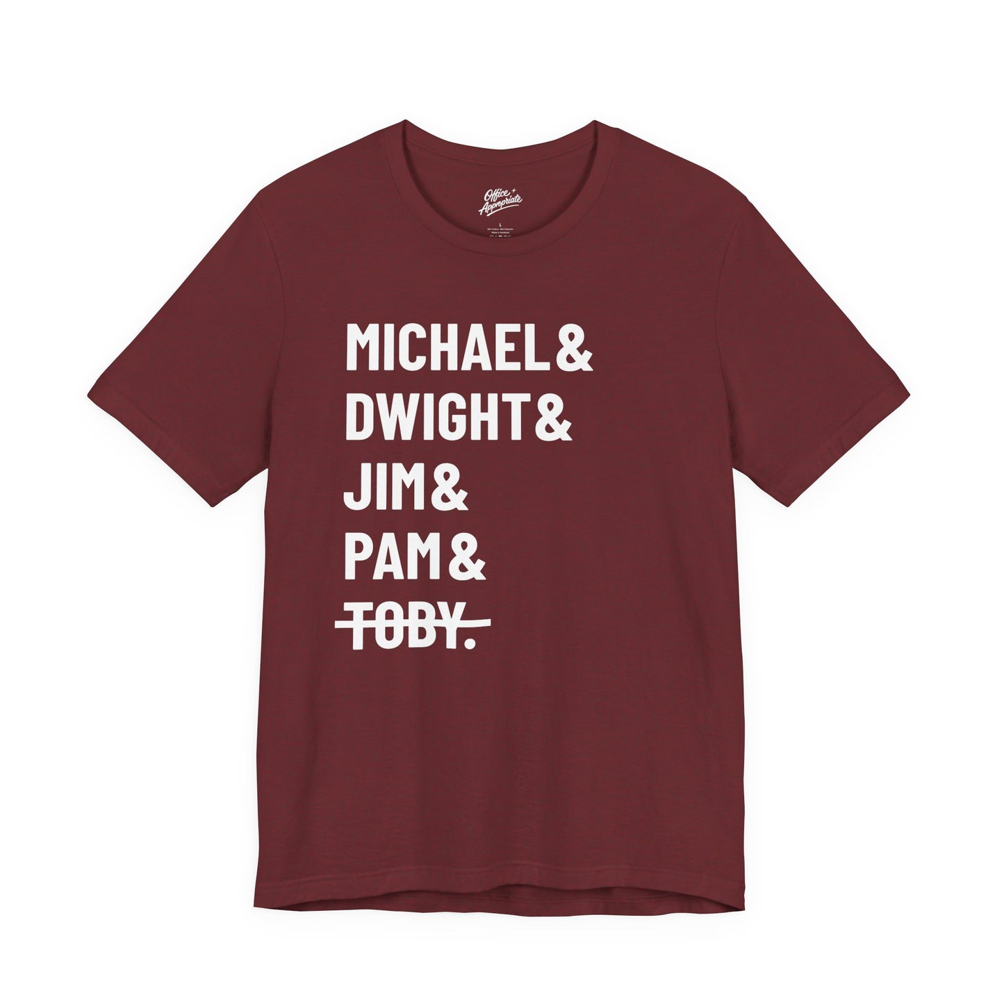 Michael Dwight Jim Pam Toby Tee
