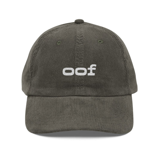 Oof Corduroy Dad Hat