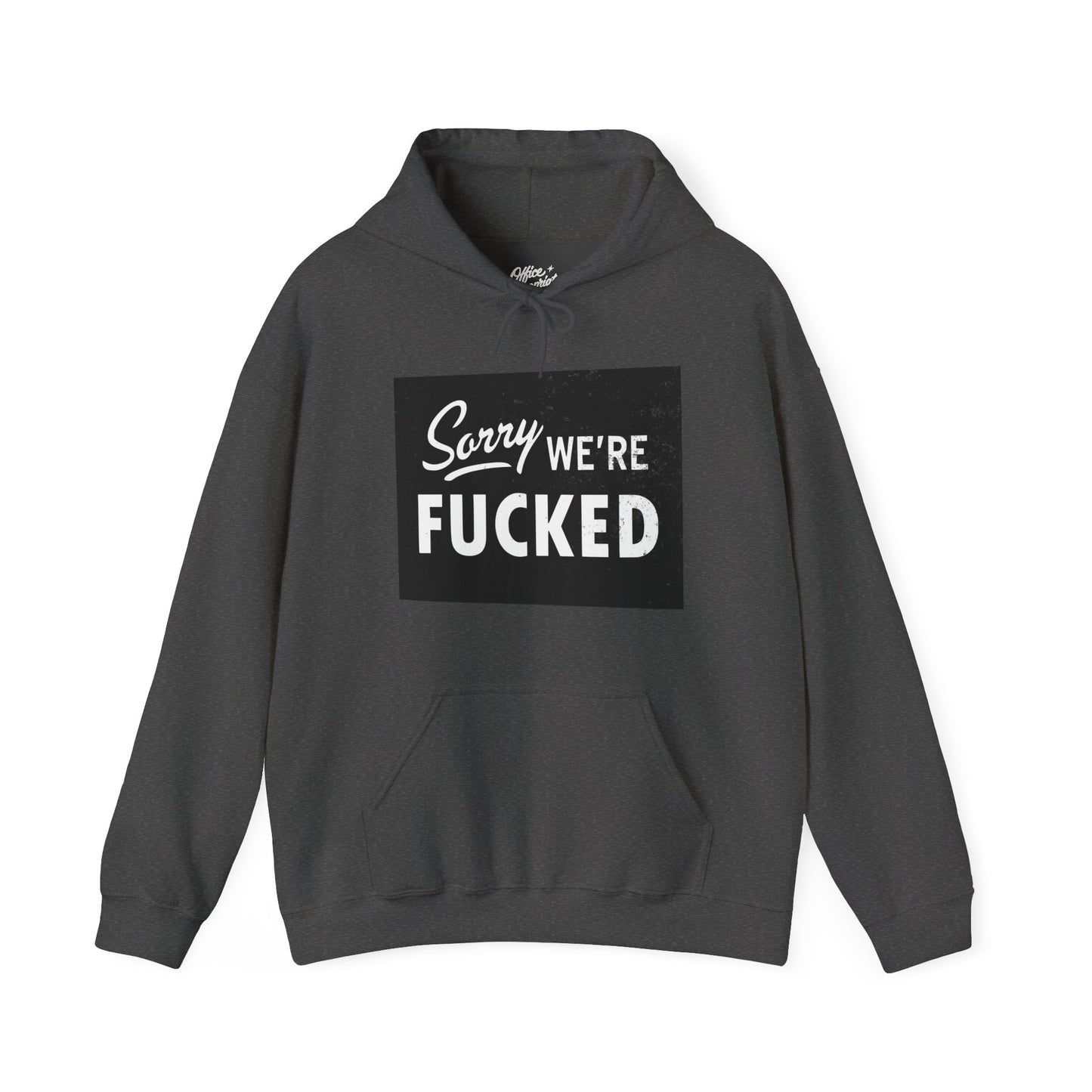 Sorry, We're F*#ked Hoodie