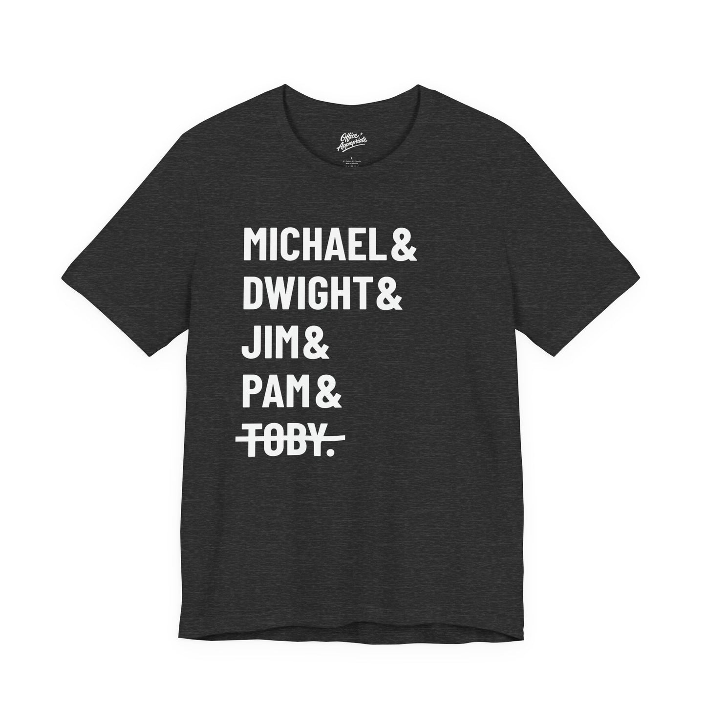 Michael Dwight Jim Pam Toby Tee