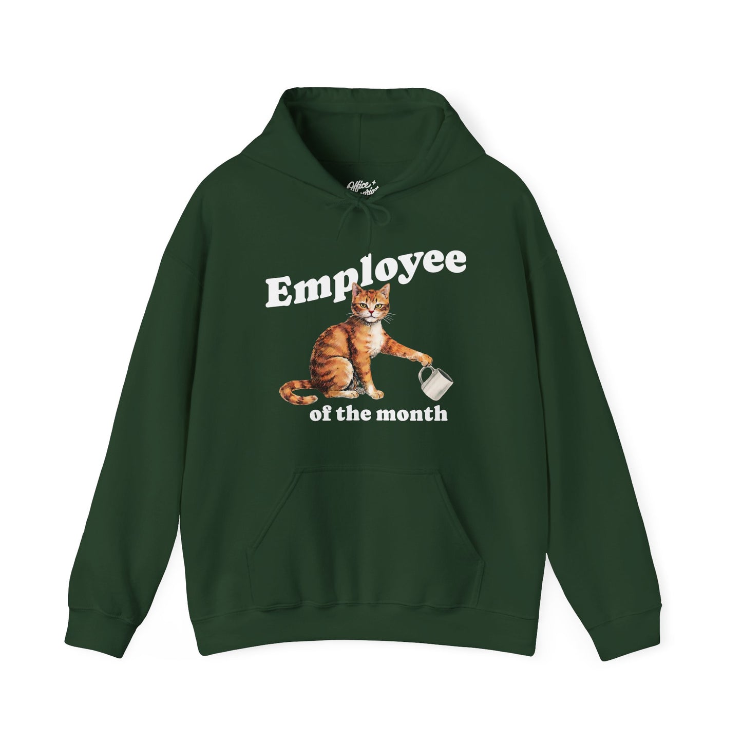 Employee of the Month Cat Hoodie