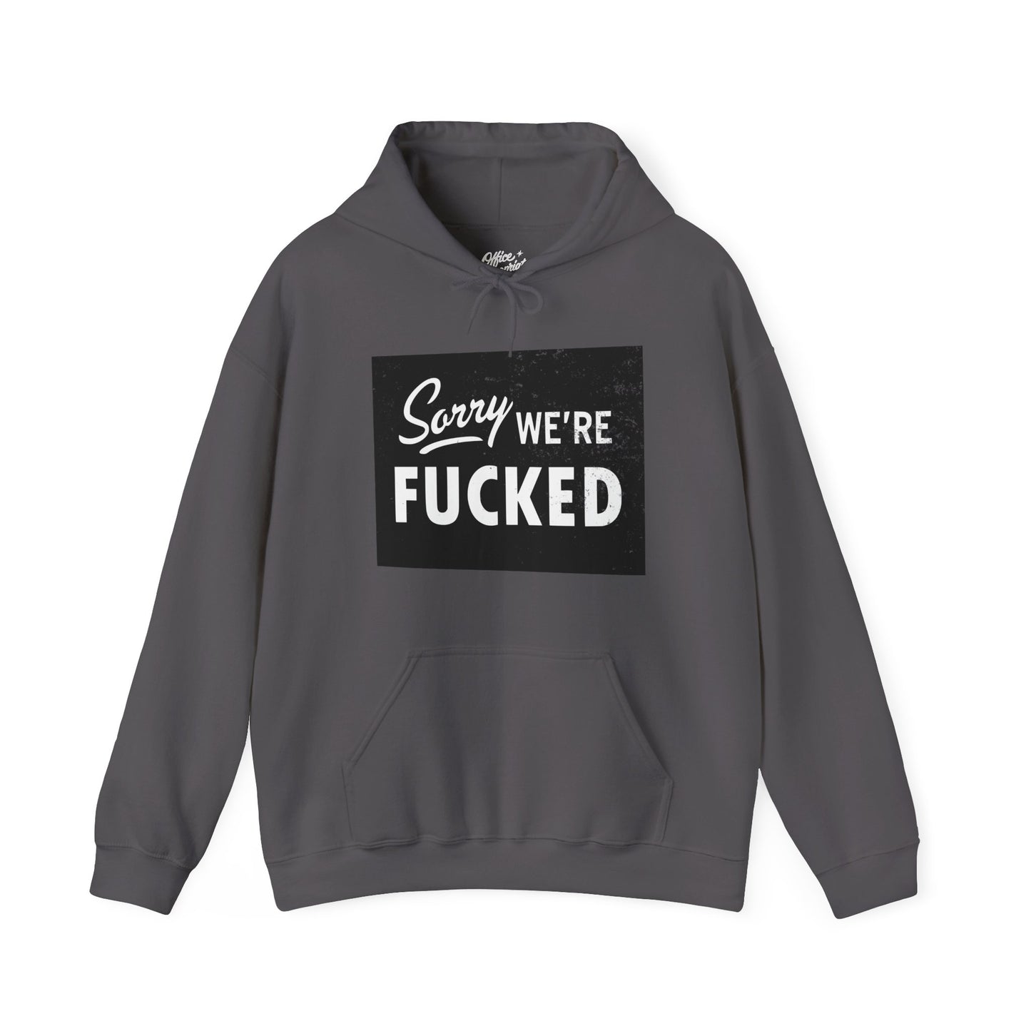 Sorry, We're F*#ked Hoodie