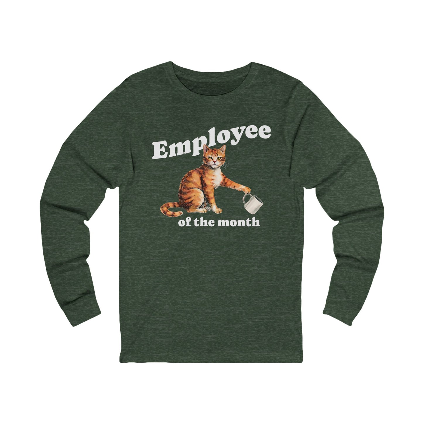 Employee of the Month Cat Long Sleeve