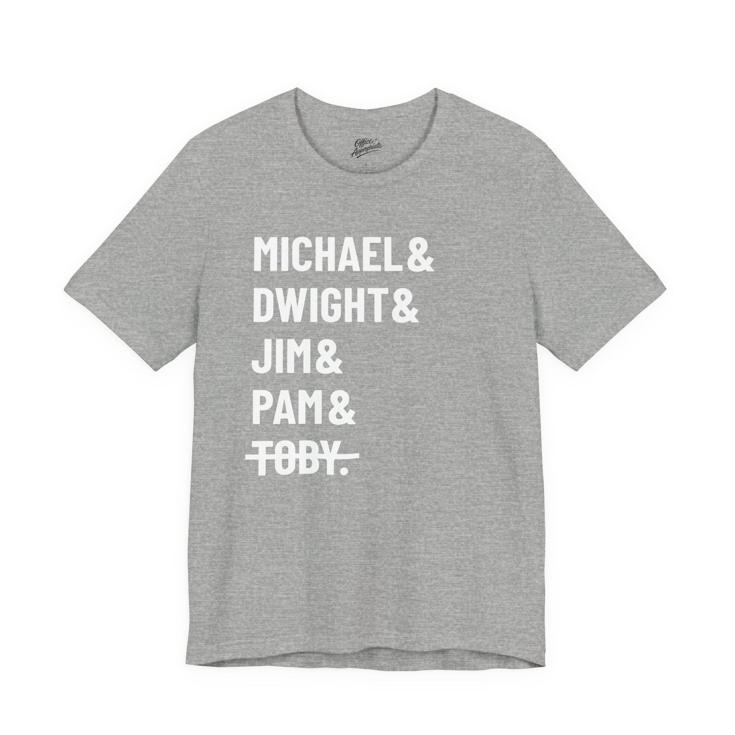 Michael Dwight Jim Pam Toby Tee