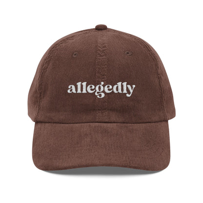 Allegedly Corduroy Dad Hat