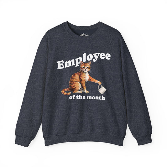 Employee of the Month Cat Sweatshirt