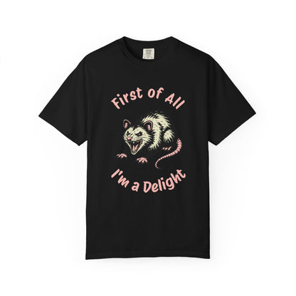 First of All, I'm a Delight Comfort Colors Tee