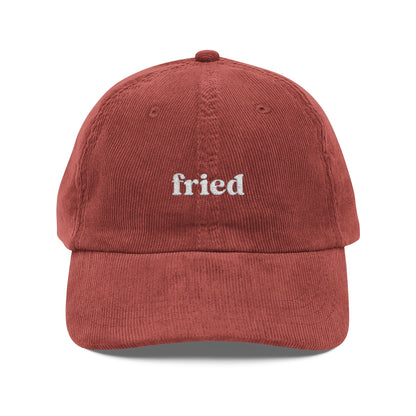 Fried Corduroy Dad Hat