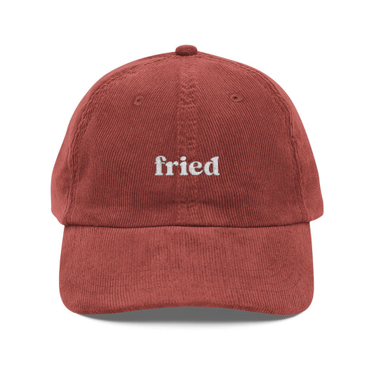 Fried Corduroy Dad Hat