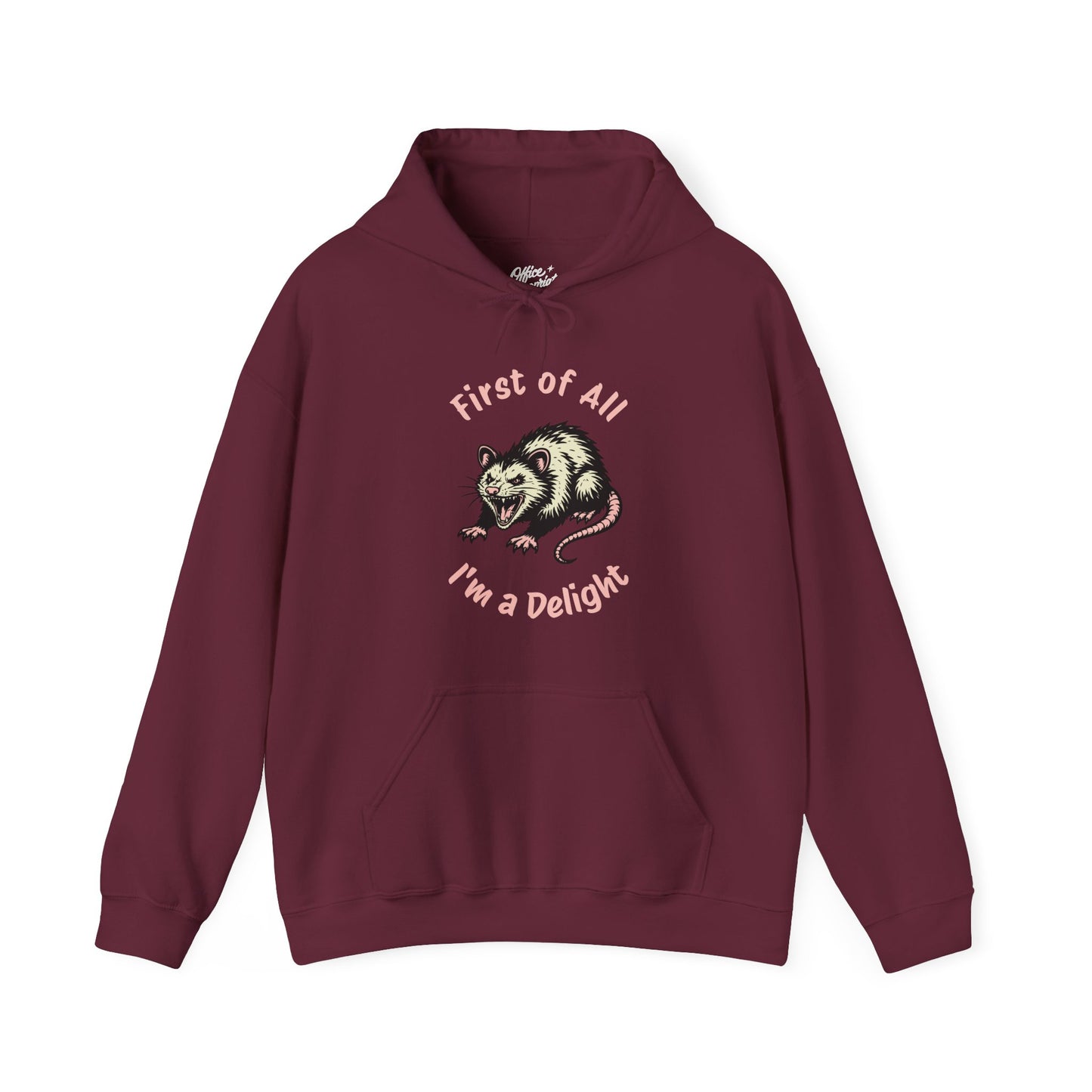 First of All, I'm a Delight Hoodie
