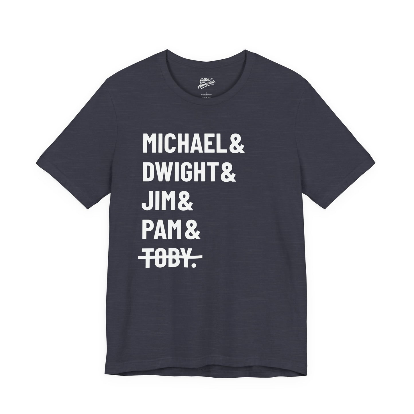 Michael Dwight Jim Pam Toby Tee