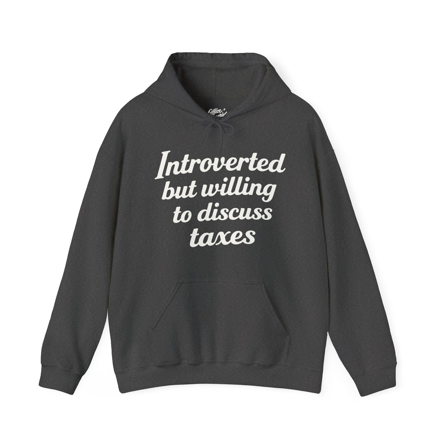 Introverted, But Willing to Discuss Taxes Hoodie