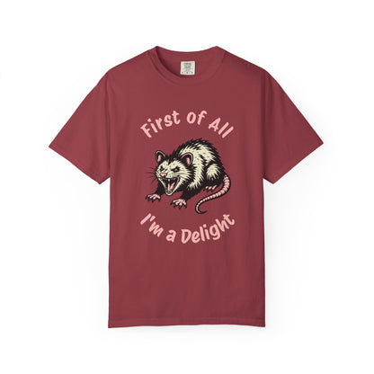 First of All, I'm a Delight Comfort Colors Tee