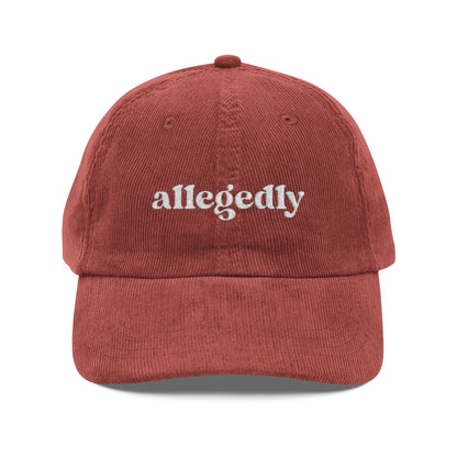 Allegedly Corduroy Dad Hat